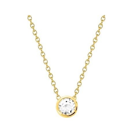 COLLIER PLAQUE OR