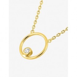 COLLIER PLAQUE OR