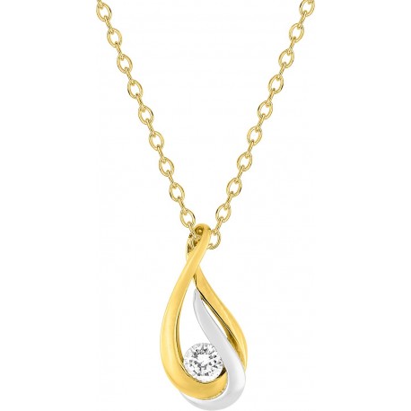 COLLIER PLAQUE OR