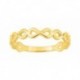 BAGUE PLAQUE OR
