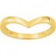 BAGUE PLAQUE OR