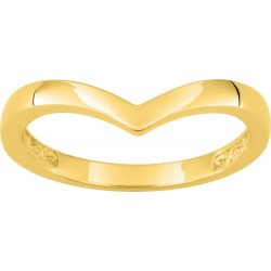 BAGUE PLAQUE OR
