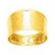 BAGUE PLAQUE OR