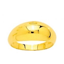 BAGUE PLAQUE OR