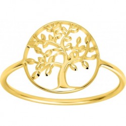 BAGUE PLAQUE OR