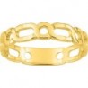 BAGUE PLAQUE OR