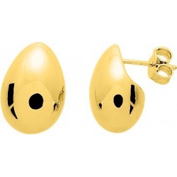 BOUCLES D'OREILLES PLAQUE OR