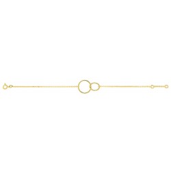 BRACELET PLAQUE OR