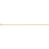 CHAINE PLAQUE OR
