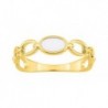 BAGUE PLAQUE OR