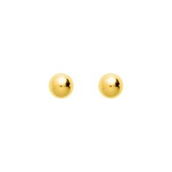 BOUCLES D'OREILLES PLAQUE OR