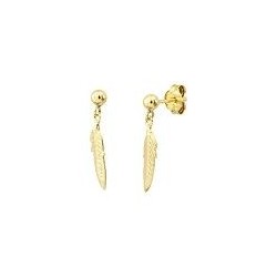 BOUCLES D'OREILLES OR 375/1000