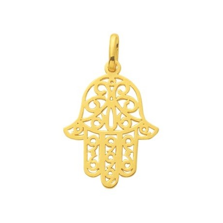 PENDENTIF PLAQUE OR