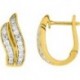 BOUCLES D'OREILLES PLAQUE OR