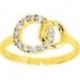 BAGUE PLAQUE OR