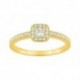 BAGUE OR 750/1000