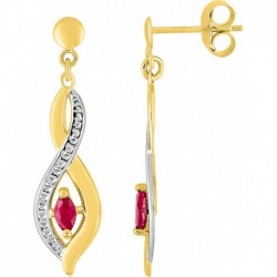 BOUCLES D'OREILLES OR 375/1000