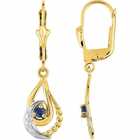 BOUCLES D'OREILLE OR 375/1000