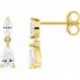 BOUCLES D'OREILLES OR 375/1000