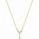 COLLIER PLAQUE OR