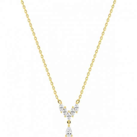 COLLIER PLAQUE OR