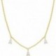 COLLIER PLAQUE OR