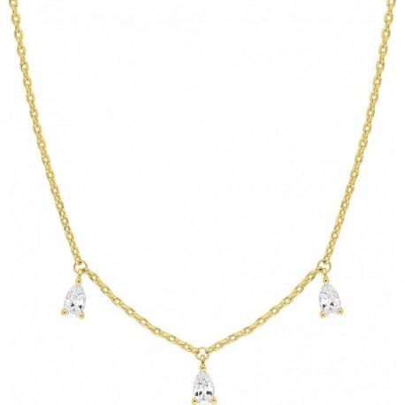 COLLIER PLAQUE OR