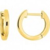 BOUCLES D'OREILLES PLAQUE OR