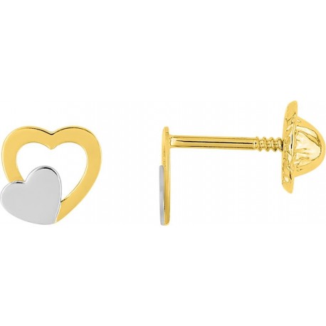 BOUCLES D'OREILLES OR 375/1000
