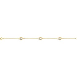 BRACELET PLAQUE OR