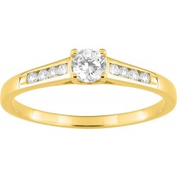 BAGUE PLAQUE OR