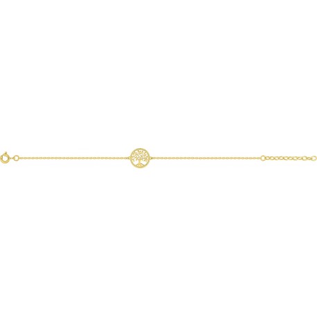 BRACELET PLAQUE OR