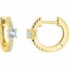 BOUCLES D'OREILLES PLAQUE OR