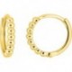 BOUCLES D'OREILLES PLAQUE OR