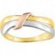 BAGUE PLAQUE OR