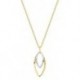 COLLIER PLAQUE OR