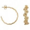 BOUCLES D'OREILLES PLAQUE OR
