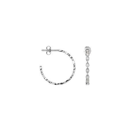 BOUCLES D'OREILLES ARGENT