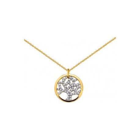 COLLIER PLAQUE OR