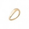 BAGUE PLAQUE OR
