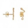BOUCLES D'OREILLES PLAQUE OR