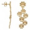 BOUCLES D'OREILLES PLAQUE OR