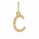 PENDENTIF PLAQUE OR