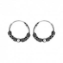 BOUCLES D'OREILLES ARGENT