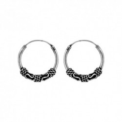 BOUCLES D'OREILLES ARGENT