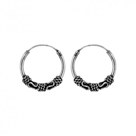 BOUCLES D'OREILLES ARGENT