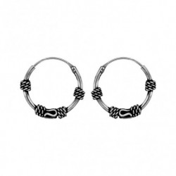 BOUCLES D'OREILLES ARGENT