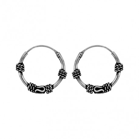 BOUCLES D'OREILLES ARGENT