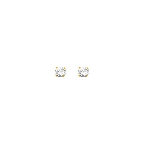 BOUCLES D'OREILLES PLAQUE OR