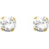 BOUCLES D'OREILLES PLAQUE OR